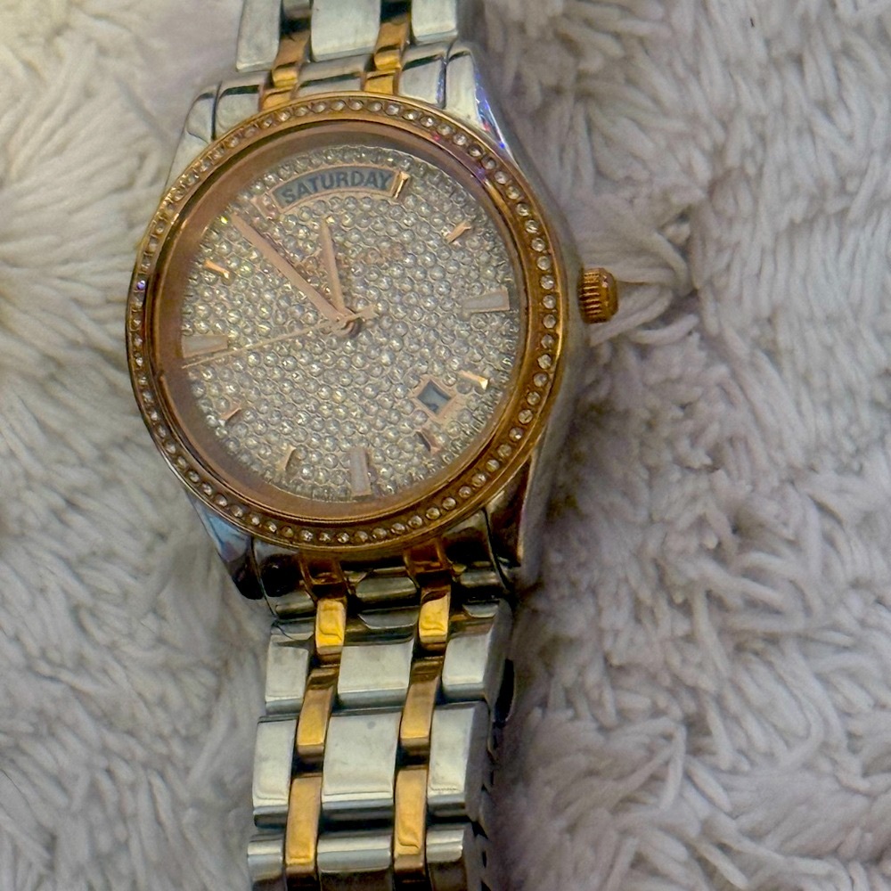 Elegant Silver and Gold Women's Watch